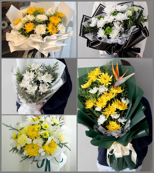 湖北随州市随县草店镇雨蒙村白事花束代送